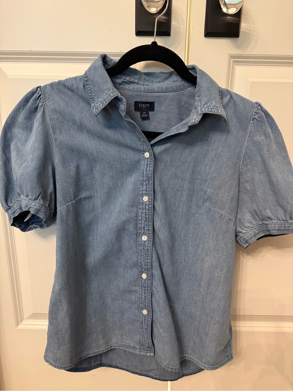 J. Crew Medium Blue Denim Shirt